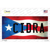 Cidra Puerto Rico Flag Novelty Sticker Decal