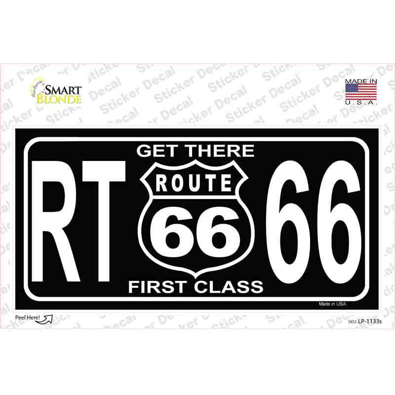 Get There 1st Class Novelty Sticker Decal