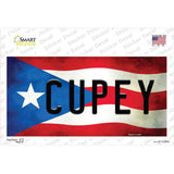 Cupey Puerto Rico Flag Novelty Sticker Decal