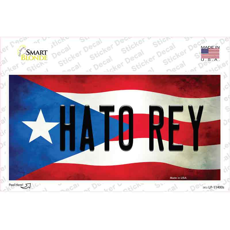 Hato Rey Puerto Rico Flag Novelty Sticker Decal