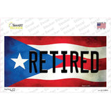Retired Puerto Rico Flag Novelty Sticker Decal