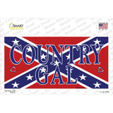 Confederate Country Gal Novelty Sticker Decal