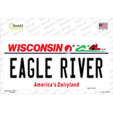 Eagle River Wisconsin Novelty Sticker Decal