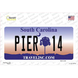 Pier 14 South Carolina Novelty Sticker Decal
