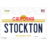 Stockton California Novelty Sticker Decal