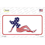 American Mud Flap Girl Novelty Sticker Decal