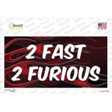 2 Fast 2 Furious Novelty Sticker Decal