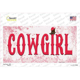 Cowgirl Pink Novelty Sticker Decal