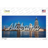 Alabama City Skyline State Novelty Sticker Decal