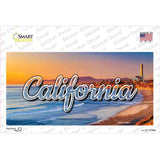 California Beach State Novelty Sticker Decal