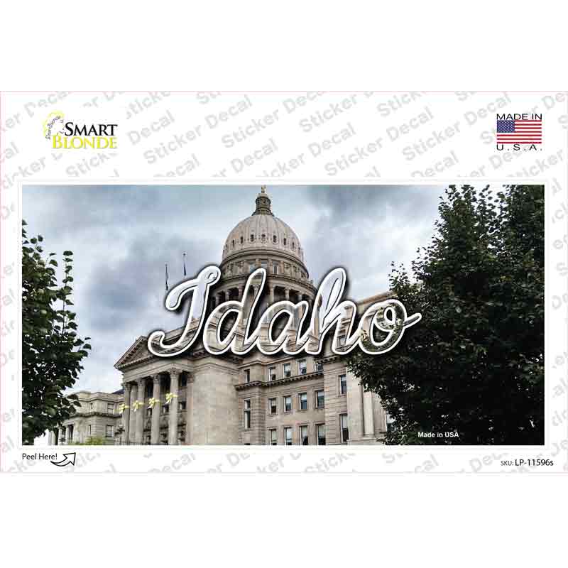Idaho Capital Building State Novelty Sticker Decal