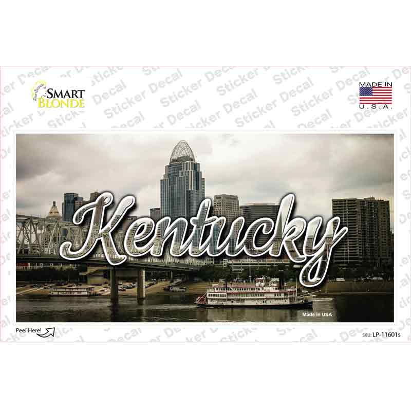 Kentucky City Skyline State Novelty Sticker Decal