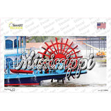 Mississippi Boat State Novelty Sticker Decal