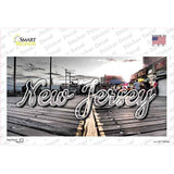New Jersey Boardwalk State Novelty Sticker Decal