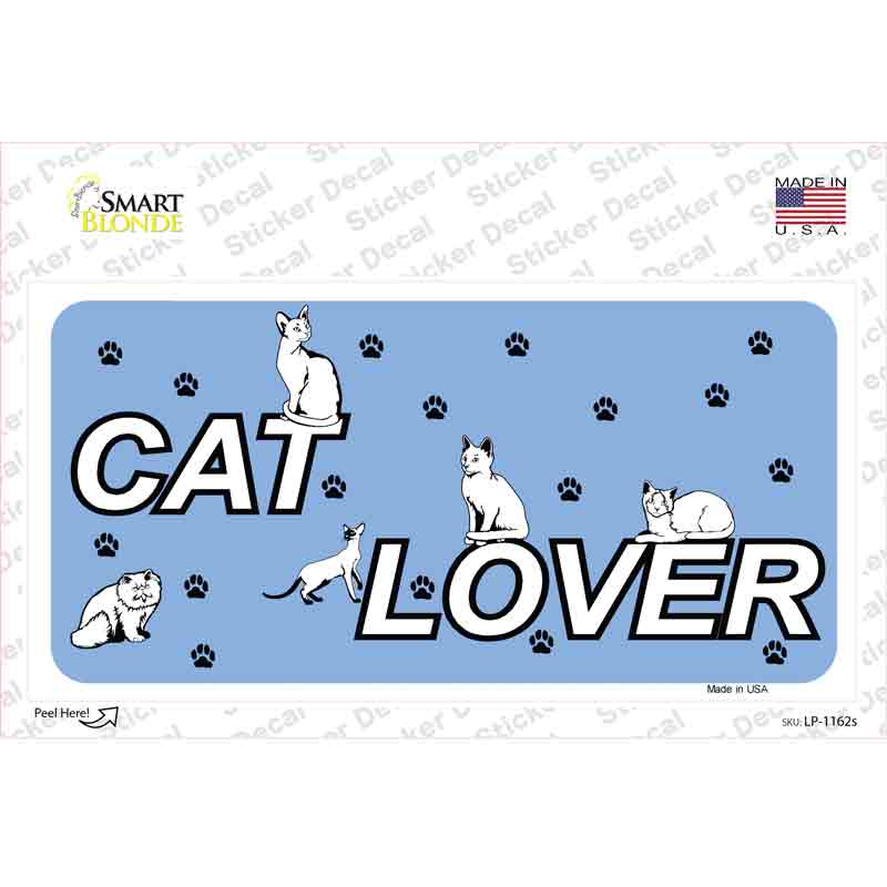 Cat Lover Novelty Sticker Decal