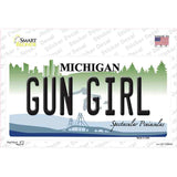 Gun Girl Michigan Novelty Sticker Decal