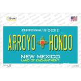 Arroyo Hondo Teal New Mexico Novelty Sticker Decal