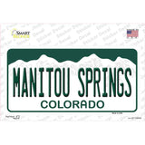 Manitou Springs Colorado Novelty Sticker Decal