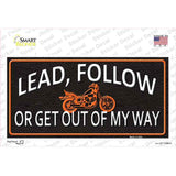 Lead Follow Novelty Sticker Decal