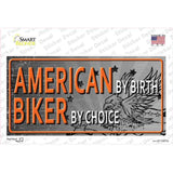 American Biker Novelty Sticker Decal