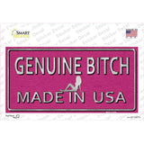 Genuine Bitch Made In USA Novelty Sticker Decal