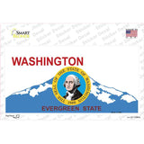 Washington Seal And State Novelty Sticker Decal