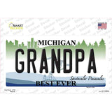 Grandpa Michigan Novelty Sticker Decal