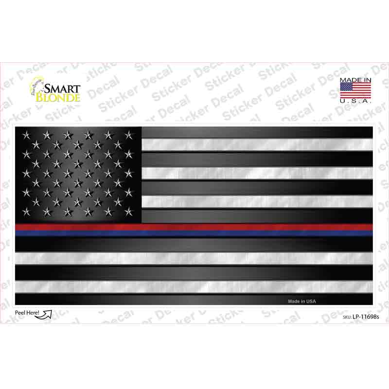 First Responder American Flag Novelty Sticker Decal