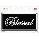 Blessed Black Novelty Sticker Decal