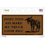 Does This Ass Novelty Sticker Decal