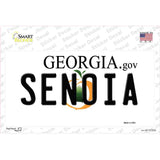 Senoia Georgia State Novelty Sticker Decal