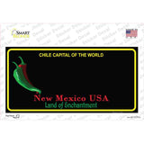 New Mexico Blank Black State Novelty Sticker Decal