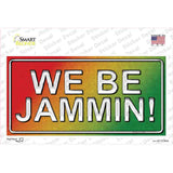We Be Jammin Tri Color Novelty Sticker Decal