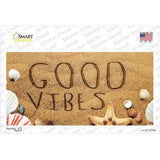 Good Vibes in the Sand Novelty Sticker Decal