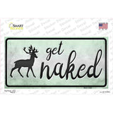Get Naked Novelty Sticker Decal