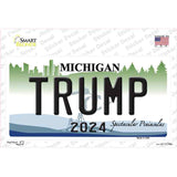 Trump 2020 Michigan Background Novelty Sticker Decal