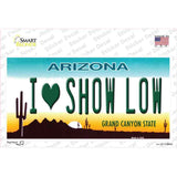 I Love Show Low Arizona Novelty Sticker Decal