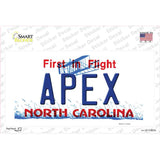 Apex North Carolina Novelty Sticker Decal