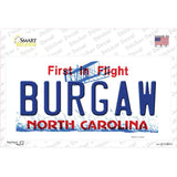 Burgaw North Carolina Novelty Sticker Decal