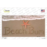 Beach Bum Novelty Sticker Decal