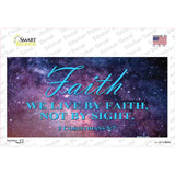 Live By Faith Novelty Sticker Decal