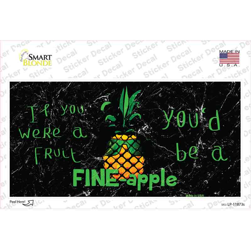 Fineapple Novelty Sticker Decal