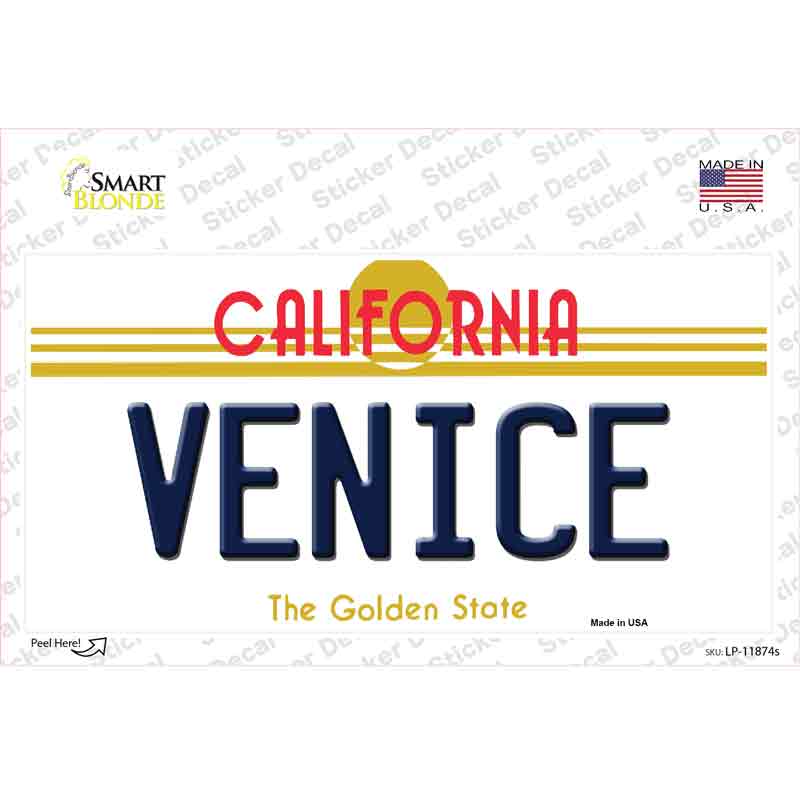 Venice California Novelty Sticker Decal