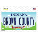 Brown County Indiana Novelty Sticker Decal