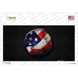 American Baseball Novelty Sticker Decal