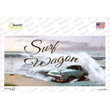Surf Wagon Novelty Sticker Decal