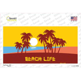 Beach Life Novelty Sticker Decal