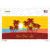 Sun Surf Life Novelty Sticker Decal