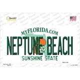 Florida Neptune Beach Novelty Sticker Decal