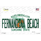 Florida Fernandina Beach Novelty Sticker Decal